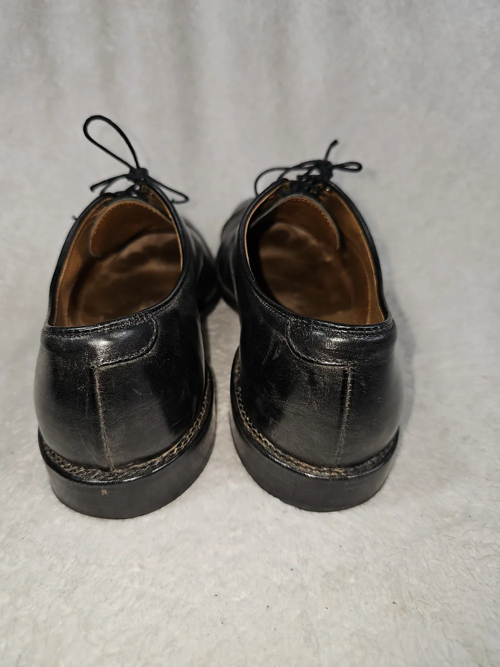 Allen Edmonds Park Avenue Cap Toe Dress Shoes Mens 11  Black Leather Oxford USA.